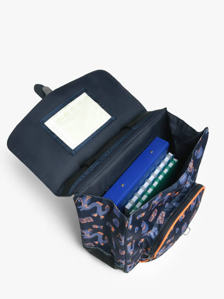 Boekentas 1 Compartiment Tann's Blauw les fantaisies g 35155 ander zicht 2