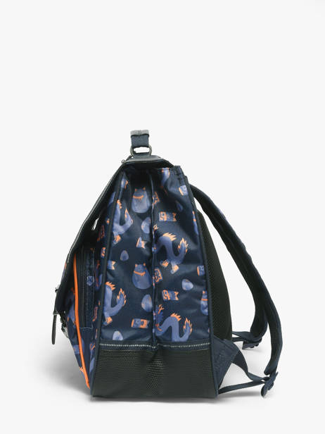 Boekentas 2 Compartimenten Tann's Blauw les fantaisies g 41155 ander zicht 1