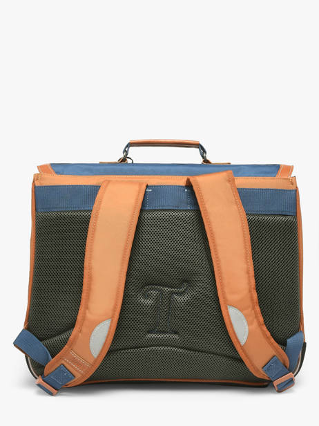 Boekentas 2 Compartimenten Tann's Blauw les fantaisies g 41128 ander zicht 3