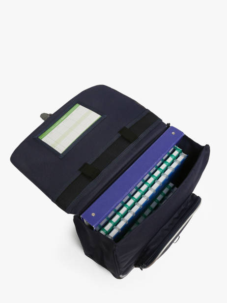 Boekentas 1 Compartiment Tann's Blauw les fantaisies f 35268 ander zicht 2