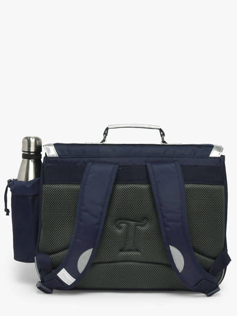 Boekentas 2 Compartimenten Tann's Blauw les fantaisies f 38268 ander zicht 3