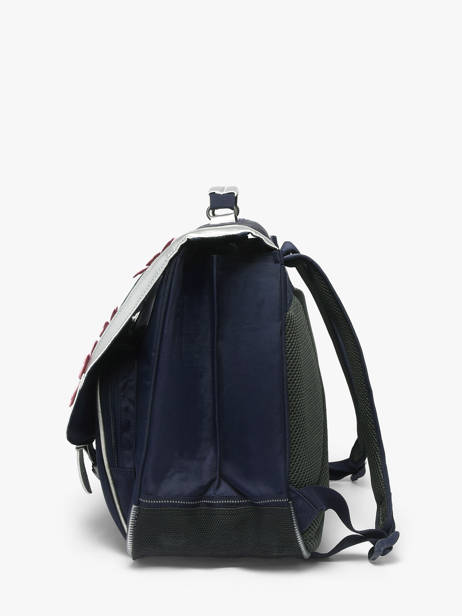 Boekentas 2 Compartimenten Tann's Blauw les fantaisies f 41268 ander zicht 1