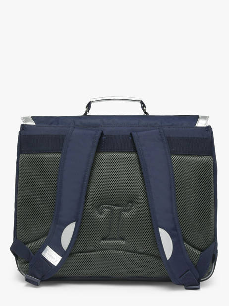 Boekentas 2 Compartimenten Tann's Blauw les fantaisies f 41268 ander zicht 3