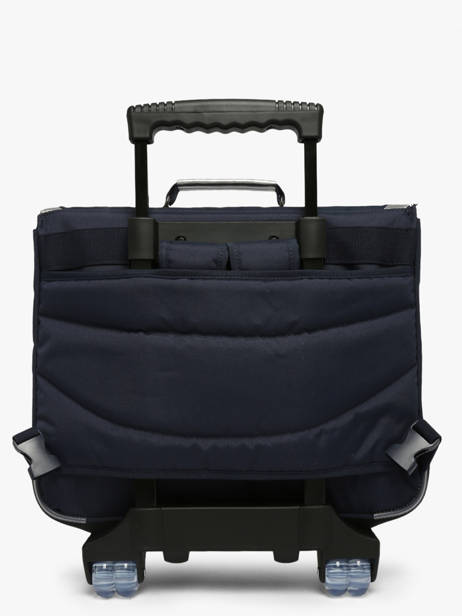 Boekentas Op Wieltjes 2 Compartimenten Tann's Blauw les fantaisies f 43268 ander zicht 4