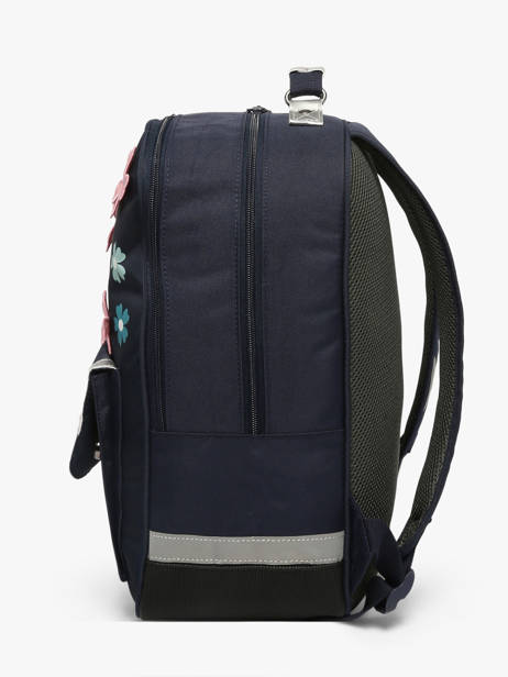 Rugzak 2 Compartimenten Tann's Blauw les fantaisies f 74268 ander zicht 1