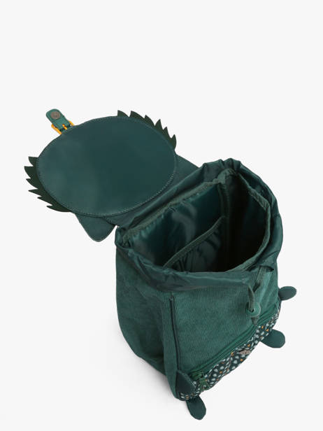 Mini Rugzak Tann's Groen ecole des tann's 645121 ander zicht 2