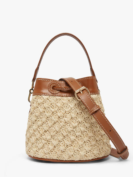 Cross Body Tas Raphia Paul marius Beige raphia CAPUXRAP ander zicht 3