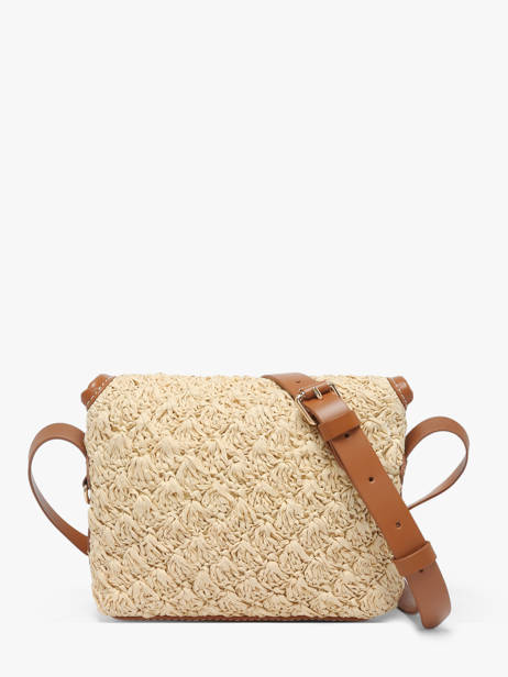 Cross Body Tas Raphia Paul marius Beige raphia LOULSRAP ander zicht 3