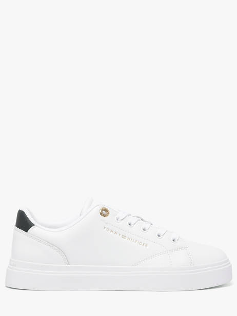Sneakers Uit Leder Tommy hilfiger Wit women 91050K6