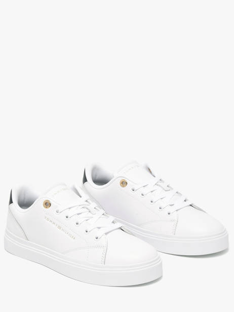 Sneakers Uit Leder Tommy hilfiger Wit women 91050K6 ander zicht 1