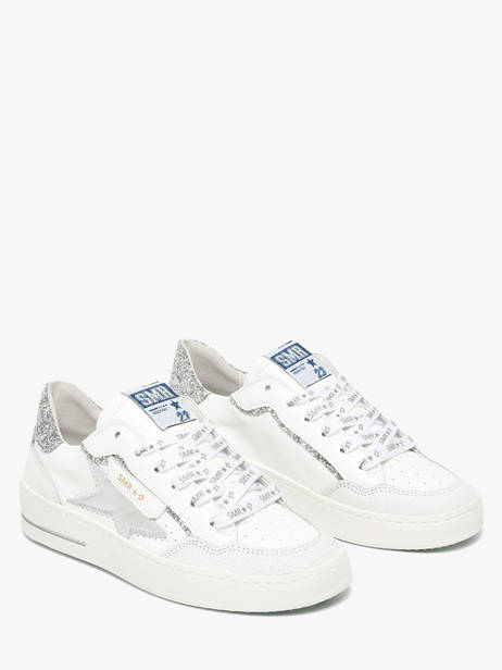 Sneakers Uit Leder Semerdjian Wit women ALED611 ander zicht 1