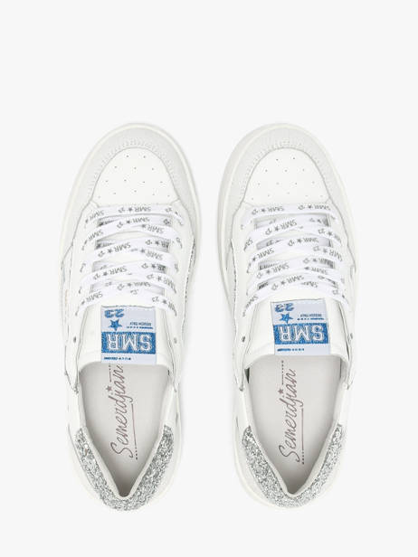 Sneakers Uit Leder Semerdjian Wit women ALED611 ander zicht 3