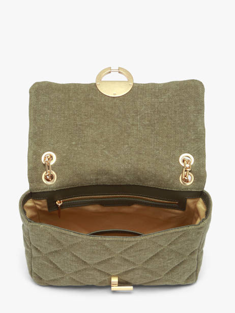 Cross Body Tas Moon Linnen Vanessa bruno Groen moon 70V40329 ander zicht 4