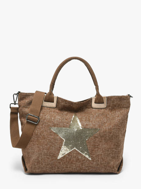 Handtas Star Ines de laure Bruin star 1685161