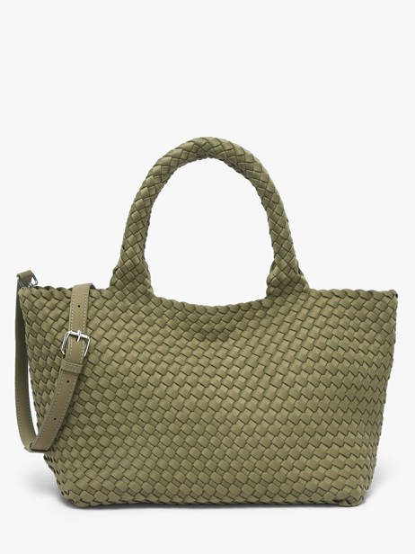 Handtas Tresse Nylon Knit & woven Groen tresse M2581