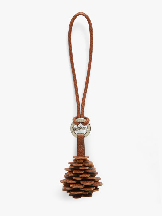 Longchamp Porte-clés pomme de pin Sleutelhanger Bruin