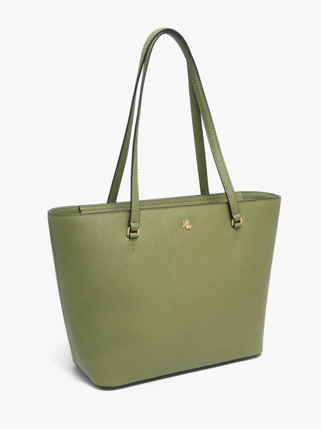 Schoudertas Medium Karly Leder Lauren ralph lauren Groen karly 31924351 ander zicht 1