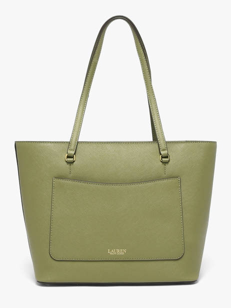 Schoudertas Medium Karly Leder Lauren ralph lauren Groen karly 31924351 ander zicht 3