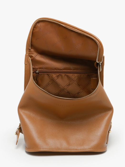 Longchamp Le foulonné Rugzak Bruin
