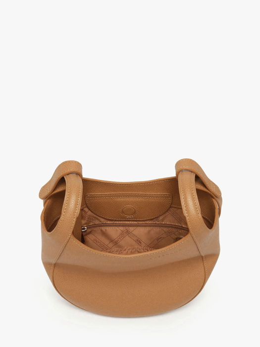 Longchamp Le foulonné Cross bodytas Bruin