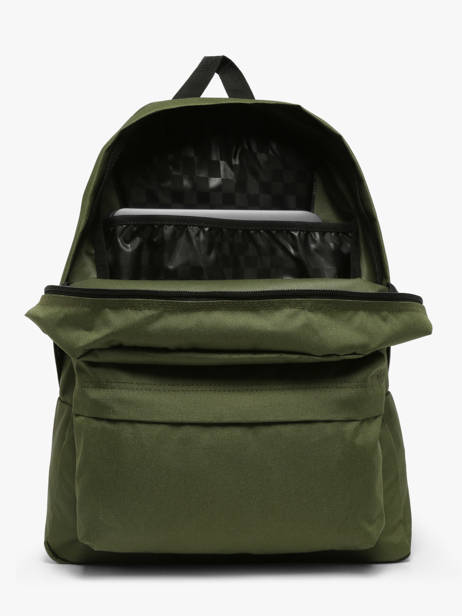 Rugzak 1 Compartiment Vans Groen backpack VN00103A ander zicht 2