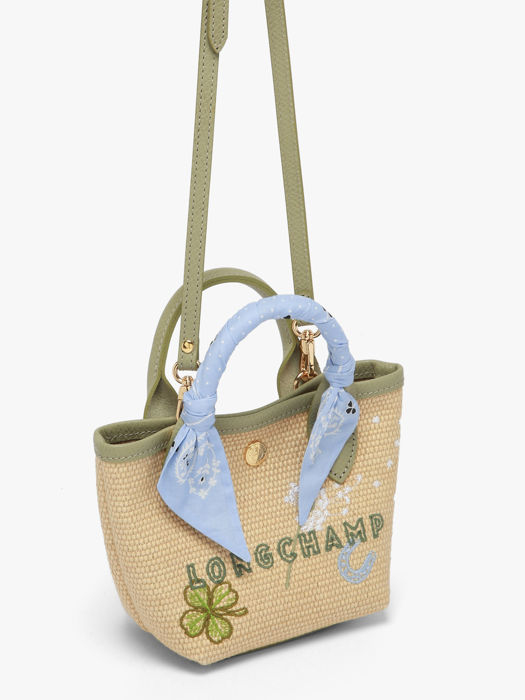 Longchamp Le panier pliage envol Handtas Groen