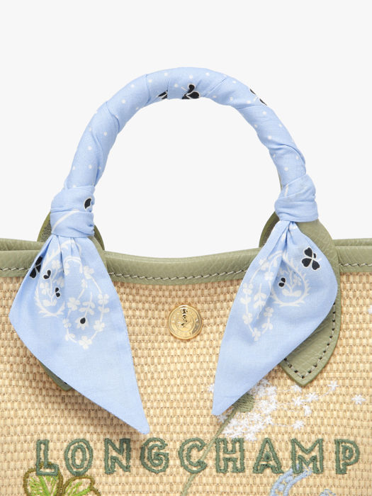 Longchamp Le panier pliage envol Handtas Groen
