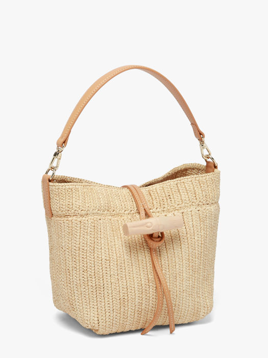 Longchamp Le roseau raphia Cross bodytas Beige