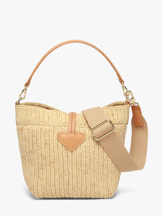 Longchamp Le roseau raphia Cross bodytas Beige