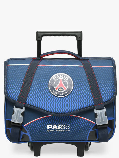 Boekentas Op Wieltjes 2 Compartimenten Paris st germain Blauw psg 26AP203K