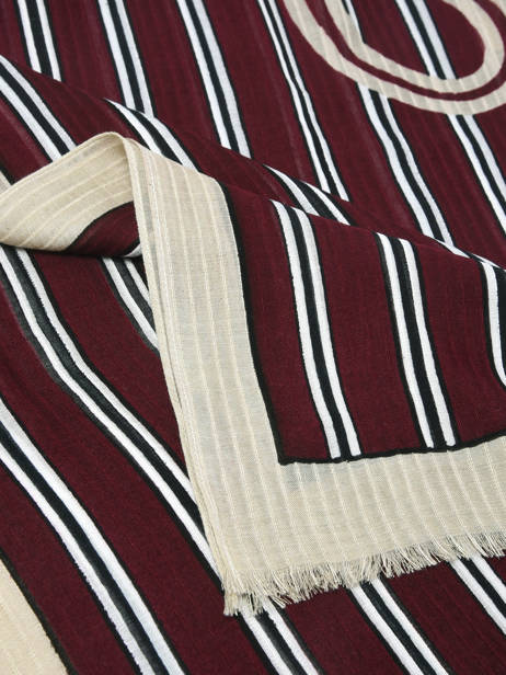 Sjaal Tommy hilfiger Rood th script AW18869 ander zicht 1