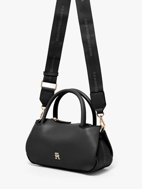 Handtas Th Logotape Tommy hilfiger Zwart th logotape AW18743 ander zicht 1