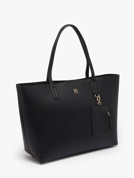 Schoudertas Th Icon Tommy hilfiger Zwart th icon AW18724 ander zicht 1