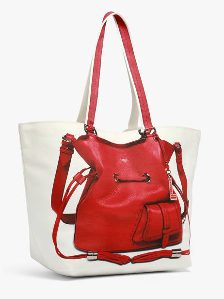 Schoudertas 150 Ans Lancel Rood 150 ans A14372 ander zicht 1