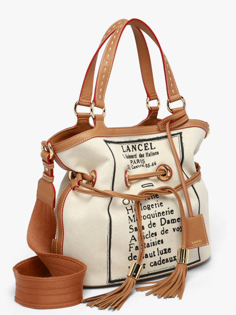 Handtas 150 Ans Lancel Beige 150 ans A14103 ander zicht 1