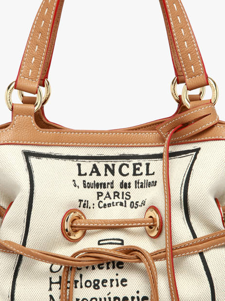 Handtas 150 Ans Lancel Beige 150 ans A14103 ander zicht 2