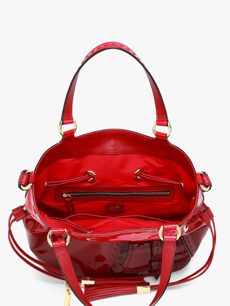Handtas 150 Ans Lancel Rood 150 ans A14106 ander zicht 4
