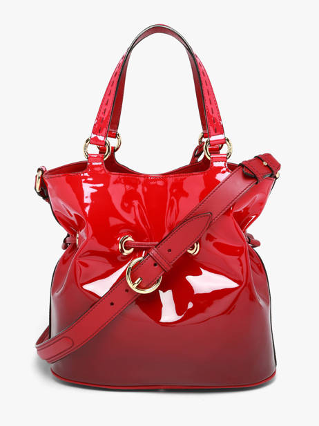 Handtas 150 Ans Lancel Rood 150 ans A14106 ander zicht 5