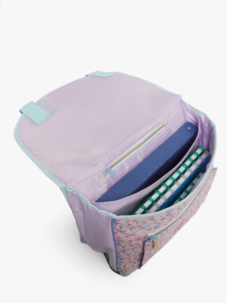 Boekentas 2 Compartimenten Lilo & stitch Violet spring smiles 1726 ander zicht 3