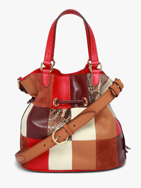 Handtas 150 Ans Lancel Rood 150 ans A14104 ander zicht 5