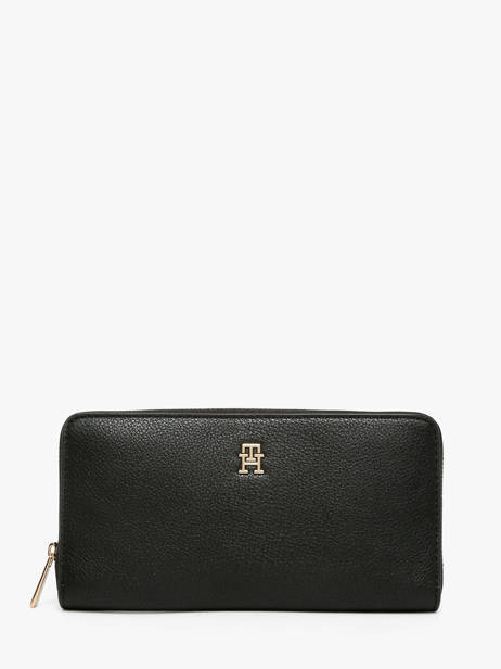 Portefeuille Tommy hilfiger Zwart th icon AW18483