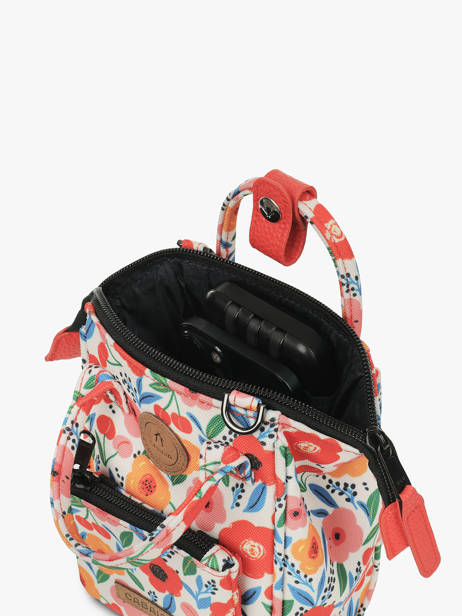 Cross Body Tas Nano Bag 1 Compartiment Cabaia Rood adventurer NANOBAG ander zicht 2