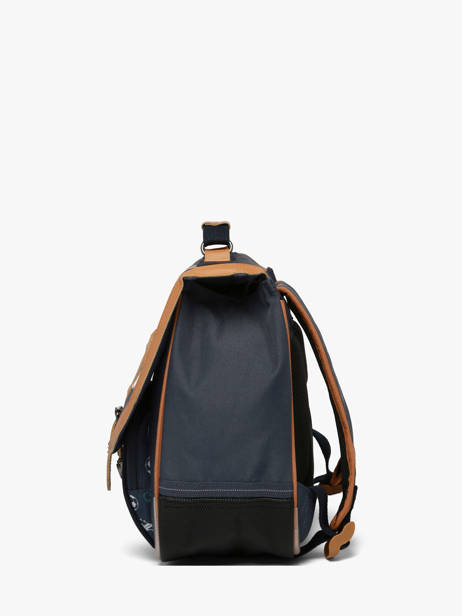 Boekentas 1 Compartiment Tann's Blauw les fantaisies g 26352512 ander zicht 2