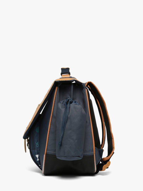 Boekentas 2 Compartimenten Tann's Blauw les fantaisies g 26382512 ander zicht 2