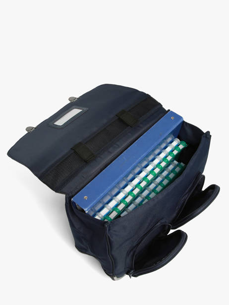 Boekentas 1 Compartiment Tann's Blauw les fantaisies g 45151 ander zicht 3
