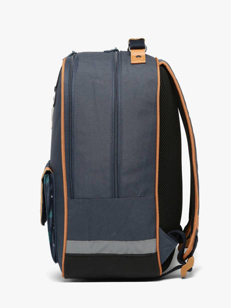 Rugzak 2 Compartimenten Tann's Blauw les fantaisies g 26742512 ander zicht 2