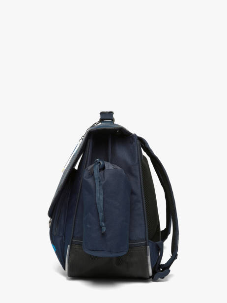 Boekentas 2 Compartimenten Tann's Blauw les fantaisies g 44151 ander zicht 2