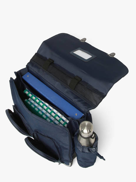 Boekentas 2 Compartimenten Tann's Blauw les fantaisies g 44151 ander zicht 3