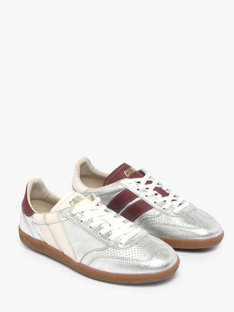 Sneakers Uit Leder Caval Zilver women BAPULS2G ander zicht 1