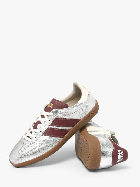 Sneakers Uit Leder Caval Zilver women BAPULS2G ander zicht 2